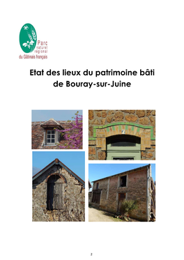 Inventaire Du Patrimoine Bâti À Bouray-Sur