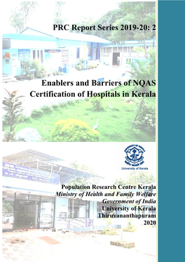 Enablers and Barriers of NQAS Certification of Hospitals in Kerala