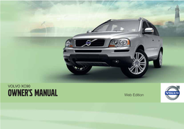 VOLVO XC90 Owner's Manual