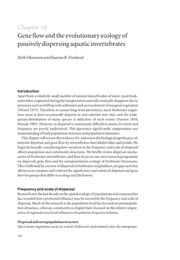 Chapter 10 Gene Flow and the Evolutionary Ecology of Passively