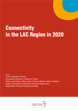 Connectivity in the LAC Region in 2020