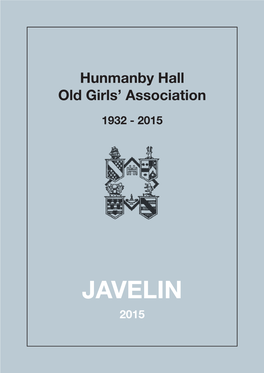 JAVELIN 2015 the Quadrangle Contents