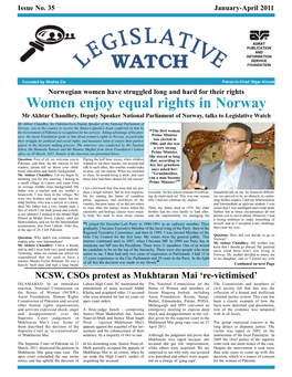 Legislative Watch Issue No. 35 English Version