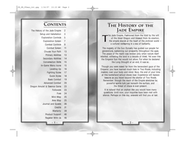 Contents the History of the Jade Empire