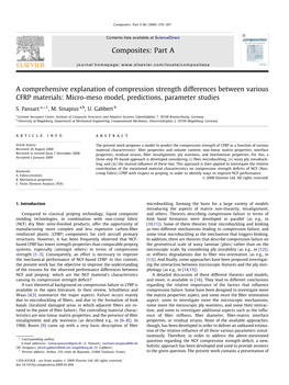 A Comprehensive Explanation of Compression Strength Differences Between Various CFRP Materials: Micro-Meso Model, Predictions, Parameter Studies