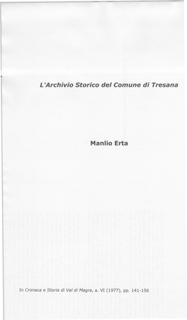 Archivio Tresana