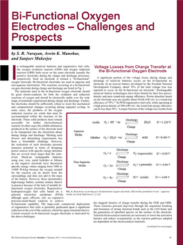 Bi-Functional Oxygen Electrodes – Challenges and Prospects by S