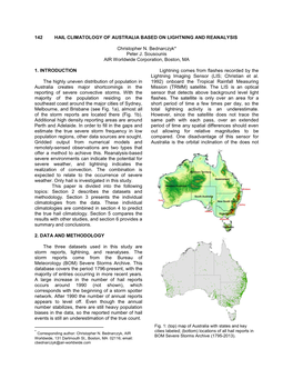 142 Hail Climatology of Australia Based on Lightning and Reanalysis