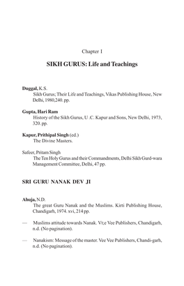 Bibliography of Sikh Studies (Edited by SP Gulati