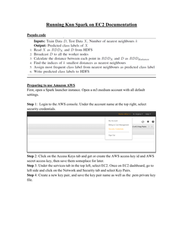 Running Spark on EC2 Documentation