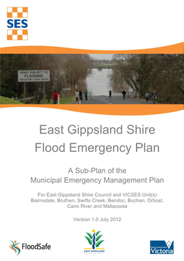 East Gippsland Shire Flood Emergency Plan