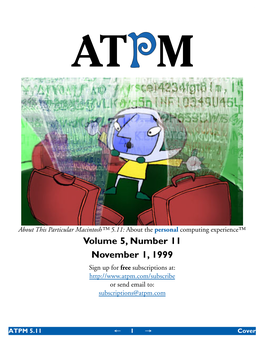 ATPM 5.11 ←→ 1 Cover