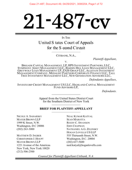 United States Court of Appeals for the Second Circuit ______CITIBANK, N.A., Plaintiff-Appellant, V