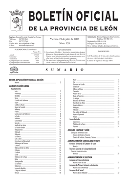 De La Provincia De León