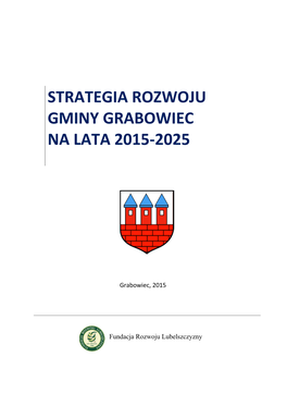 Strategia Rozwoju Gminy Grabowiec Na Lata 2015-2025