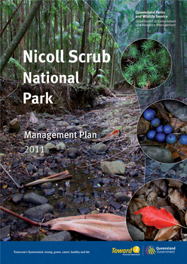 Nicoll Scrub National Park Management Plan 2011