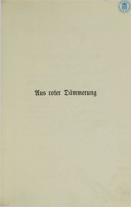 Aus Roter Dämmerung Verlag Der I