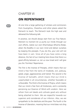 Chapter Vi on Repentance