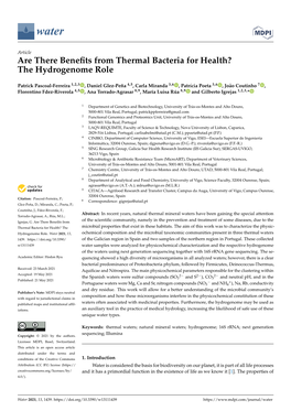 Are There Benefits from Thermal Bacteria for Health?