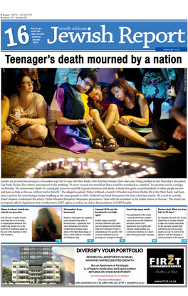 Teenager's Death Mourned by a Nation