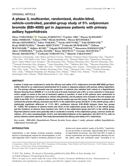 A Phase 3, Multicenter, Randomized, Double-Blind