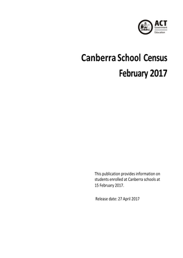 ACT School Census