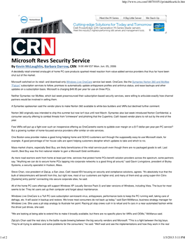 Microsoft Revs Security Service