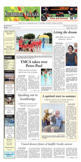 YMCA Takes Over Petro Pool