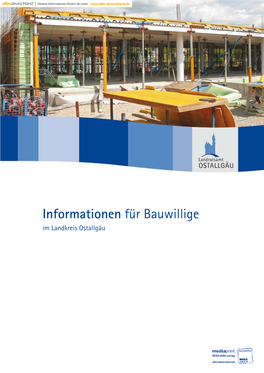 Informationen Für Bauwillige Im Landkreis Ostallgäu