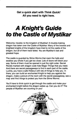 A Knight's Guide to the Castle of Mystikar