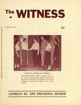 1954 the Witness, Vol. 41, No. 38. June 24, 1954