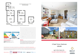 4 Chapel Terrace, Glasshouses £250,000 Myrings Estate Agents, 10 Princes Square, Harrogate, HG1 1LX Sales 01423 566 400 Lettings 01423 569 007 Myrings.Property