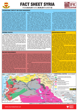Fact Sheet Syria