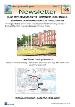 Herongate and Ingrave HUGE DEVELOPMENTS on THE