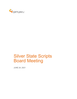 Silver State Scripts Board Meeting