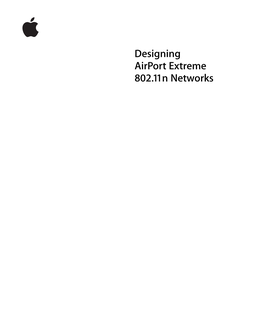 Designing Airport Extreme 802.11N Networks (Manual)