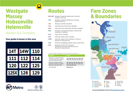 Routes Fare Zones & Boundaries Westgate Massey Hobsonville Helensville