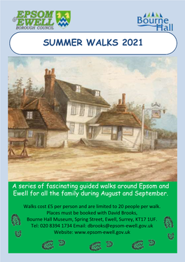 Summer Walks 2021