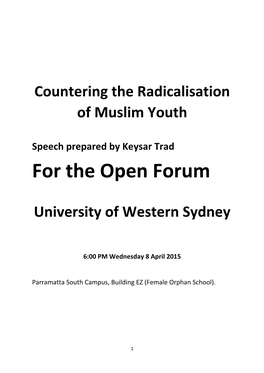 Speech by Keysar Trad (PDF, 243.82