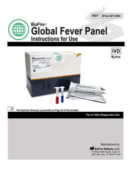 Global Fever Panel Instructions for Use