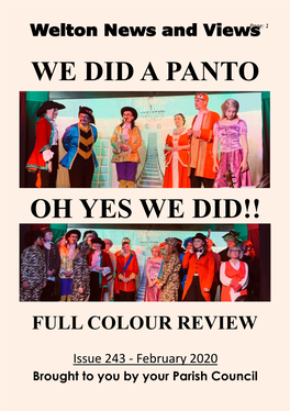 We Did a Panto Oh Yes We Did!!