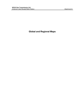 Global and Regional Maps