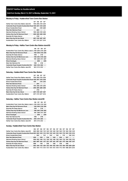 536/537 Halifax to Huddersfield Valid from Sunday, March 14, 2021 to Monday, September 13, 2021