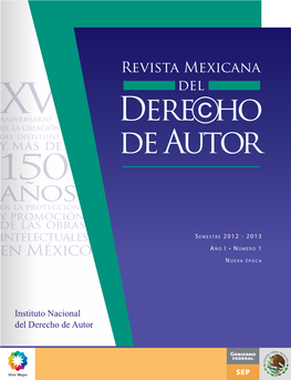 SEMESTRE 2012 - 2013 Instituto Nacional Del Derecho De Autor Director General Lic