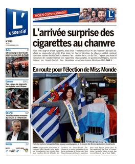 L'arrivéesurprisedes Cigarettesauchanvre