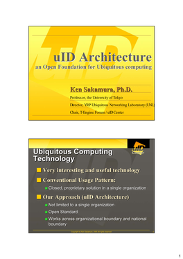 Uid Architecture Uid Architecture