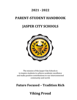 2021-2022 JCS Parent Student Handbook