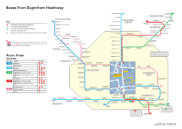 Buses from Dagenham Heathway