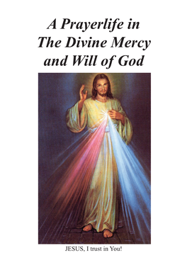 A Prayerlife in the Divine Mercy and Will of God