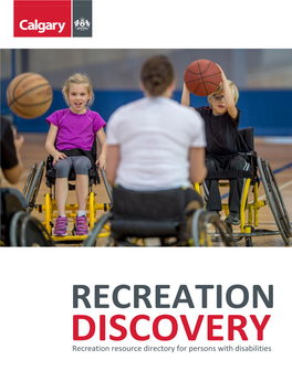 Recreation Discovery Booklet